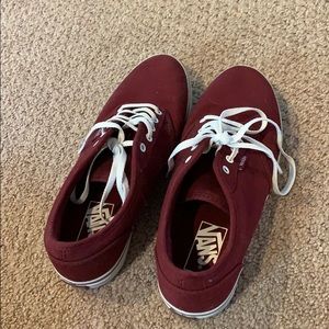 Maroon vans